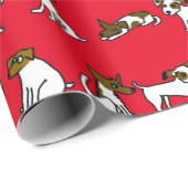 Jack Russell Wrapping Paper Geschenkpapier (Rolleneckpunkt)