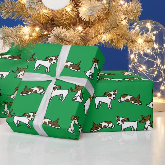 Jack Russell Wrapping Paper Geschenkpapier (Feiertage)