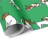Jack Russell Wrapping Paper Geschenkpapier (Rolleneckpunkt)
