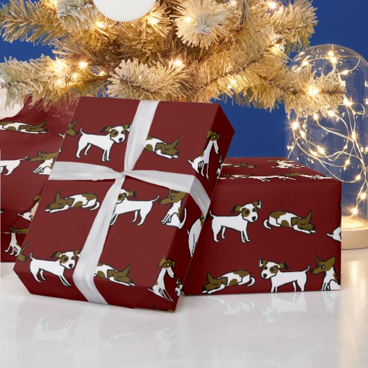 Jack Russell Wrapping Paper Geschenkpapier (Feiertage)
