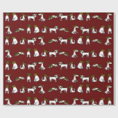 Jack Russell Wrapping Paper Geschenkpapier (Flach)