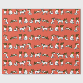 Jack Russell Wrapping Paper Geschenkpapier