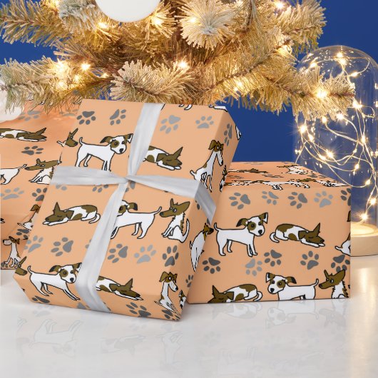 Jack Russell Wrapping Paper Geschenkpapier (Feiertage)
