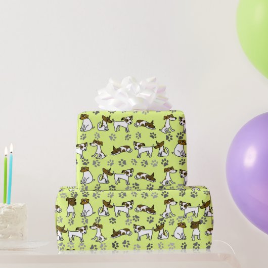 Jack Russell Wrapping Paper Geschenkpapier (Partygeschenke)