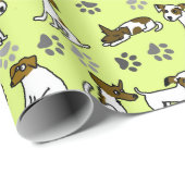 Jack Russell Wrapping Paper Geschenkpapier (Rolleneckpunkt)