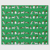 Jack Russell Wrapping Paper Geschenkpapier (Flach)