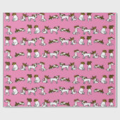 Jack Russell Wrapping Paper Geschenkpapier (Flach)