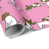 Jack Russell Wrapping Paper Geschenkpapier (Rolleneckpunkt)