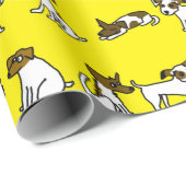 Jack Russell Wrapping Paper Geschenkpapier (Rolleneckpunkt)