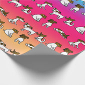 Jack Russell Wrapping Paper Geschenkpapier (Ecke)