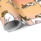 Jack Russell Wrapping Paper Geschenkpapier (Rolleneckpunkt)