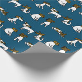 Jack Russell Wrapping Paper Geschenkpapier (Ecke)