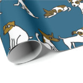 Jack Russell Wrapping Paper Geschenkpapier (Rolleneckpunkt)
