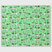 Jack Russell Wrapping Paper Geschenkpapier (Flach)