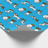 Jack Russell Wrapping Paper Geschenkpapier (Ecke)