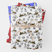 Jack Russell Wrapping Paper Set Geschenkpapier Set (Beispiel)