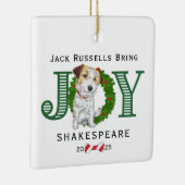 Jack Russells bringt Freude Keramikornament (Rechts)