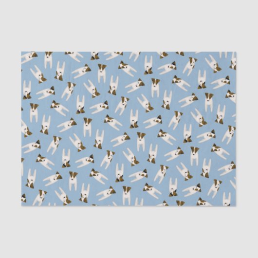 Jack Russells dogs pattern Seidenpapier (Vorderseite)