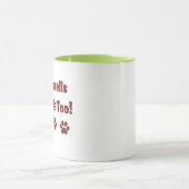 Jack Russells sind Menschen zu Tasse (Zentrum)