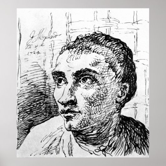 Jack Sheppard, 1724 Poster (Vorne)