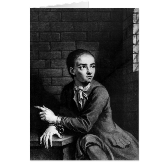 Jack Sheppard, graviert von George White, 1728 (Vorne)