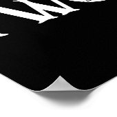 Jack Skellington First Birthday Two Baby  Poster (Ecke)