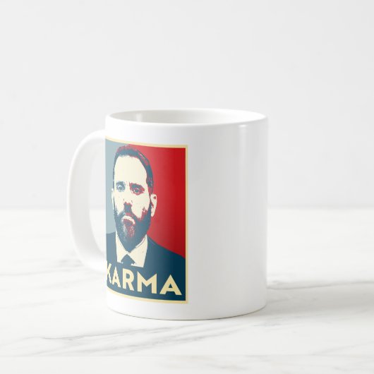 Jack Smith: KARMA Kaffeetasse (Vorderseite Links)