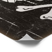 Jack Sparrow-Piratenflagge Poster (Ecke)