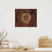 Jack Sparrows Map Sao Feng Replica Karte Poster (Küche)