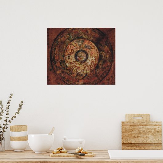 Jack Sparrows Map Sao Feng Replica Karte Poster (Küche)