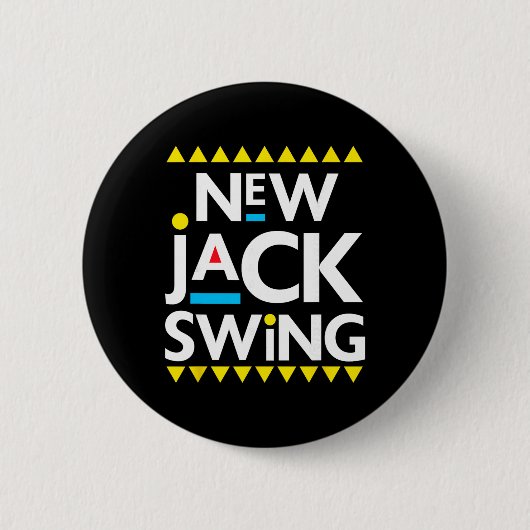 Jack Swing 90er R&b Hip Hop Button (Vorderseite)