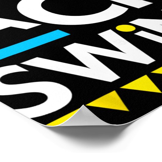 Jack Swing 90s R&b Hip Hop Poster (Ecke)