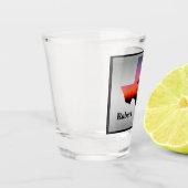 Jack Texas Form Personalisiert Schnapsglas (Links)