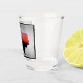 Jack Texas Form Personalisiert Schnapsglas (Rechts)
