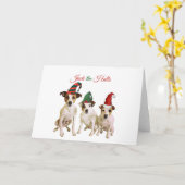 Jack the Halls Karte (Gelbe Blume)