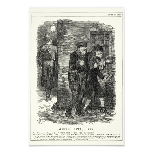 Jack the Ripper - Whitechapel, 1888 Fotodruck (Vorne)