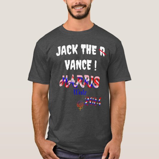JACK THE VANCE KAMALA HARRIS W 2024 T - Shirt (Vorderseite)