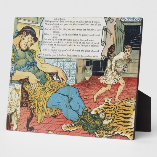 Jack und Beanstalk Fotoplatte (Seite)