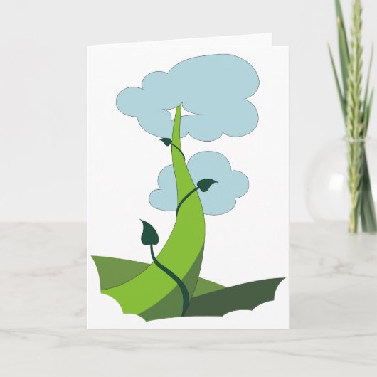 Jack und Beanstalk Karte (Vorderseite)