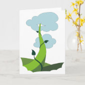 Jack und Beanstalk Karte (Gelbe Blume)