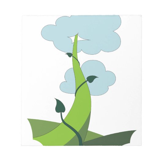 Jack und Beanstalk Notizblock (Vorderseite)