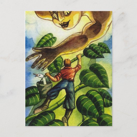 Jack und Beanstalk Postkarte (Vorderseite)