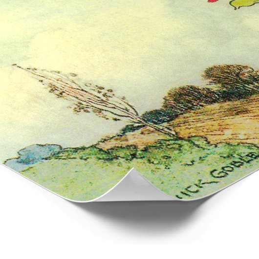 Jack und Beanstalk von Warwick Goble Poster (Ecke)