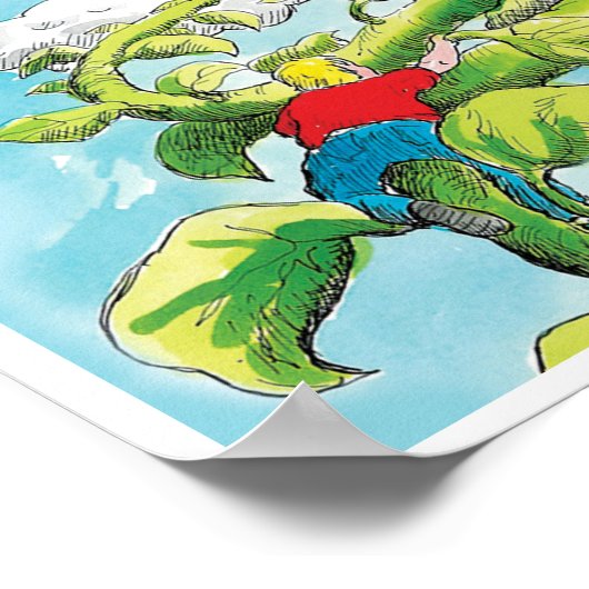 Jack und das Poster von Beanstalk (Ecke)