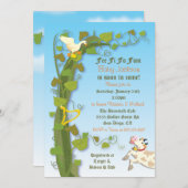 Jack und die Beanstalk Baby Shower Einladungen (Vorne/Hinten)