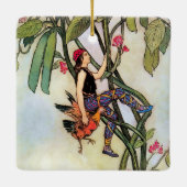 "Jack und die Beanstalk" von Warwick Goble Keramikornament (Rückseite)