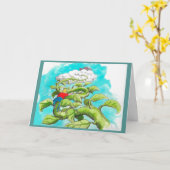 Jack und die Strandpromenade Karte (Gelbe Blume)