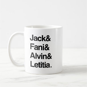 Jack und Fani und Alvin und Letitia Kaffeetasse