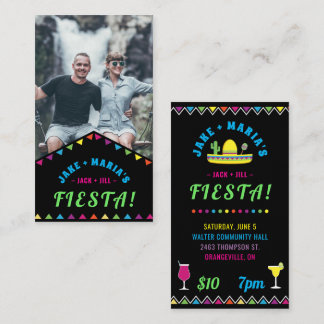 Jack und Jill Fiesta Themenkarten Visitenkarte