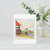 Jack und Jill gingen den Hügel hinauf Einladung (Stehend Vorderseite)